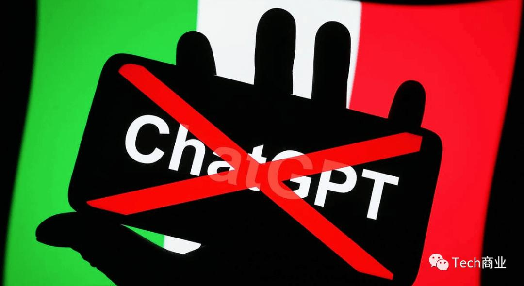 图片展示了一个被红色“X”符号覆盖的ChatGPT标志，背景为意大利国旗的红、白、绿三色。该图片位于介绍意大利禁用ChatGPT事件的上下文之后，直观地传达了意大利监管机构对ChatGPT的禁用决定，与上文提到的OpenAI因无法验证用户年龄而被禁用ChatGPT，以及OpenAI遵守禁令等内容相呼应，形象地呈现了事件的核心信息。